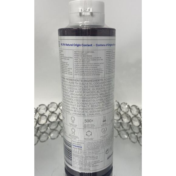 Korres Renewing Body Cleanser Wash 8.45 oz Santorini Grape NEW/SEALED - Picture 2 of 3